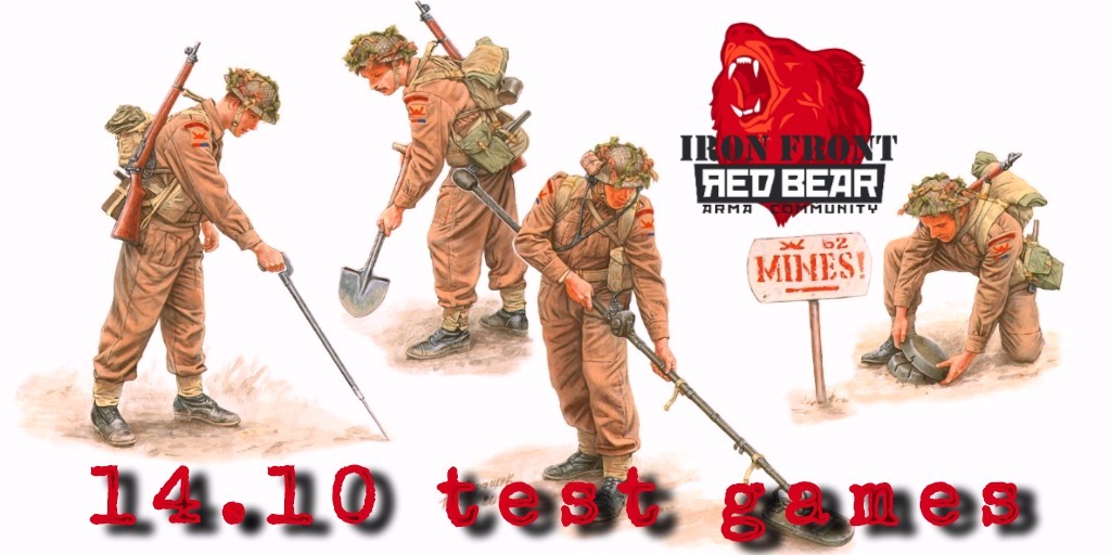 RED BEAR IRON FRONT TEST GAMES